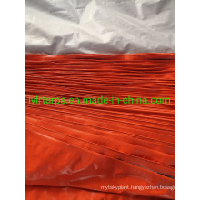 Cheap Price with Top Quality Orange Silver Tarpaulin Shelter